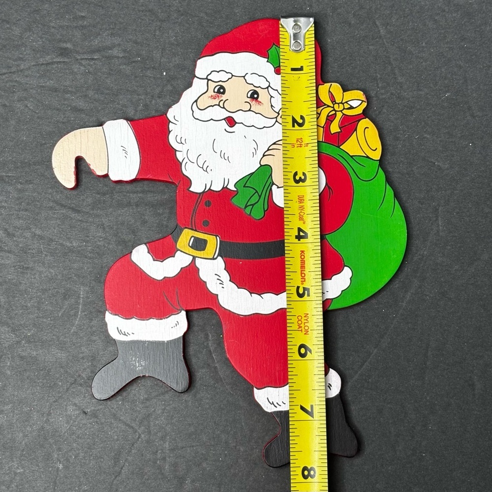 Vtg Santa And Toy Soldier Christmas Hangable Ornaments Ladder Climbers - Picture 5 of 10